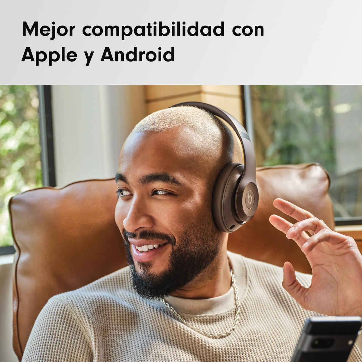 Beats Studio Pro - Auriculares inalámbricos Bluetooth con cancelación de Ruido - Audio Espacial Personalizado, Sonido USB-C sin pérdida, compatibilidad con Apple y Android - Marrón Oscuro
