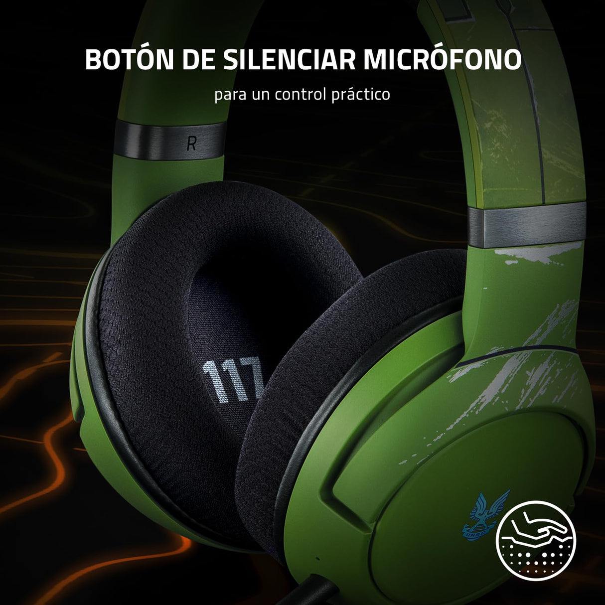 Razer Kaira Pro - Auriculares Wireless para Juegos de Móvil de Xbox y de Xbox Series X (Diafragmas de Titanio de 50 mm TriForce, Micrófono supercardioide HyperClear, Micrófono Móvil) HALO