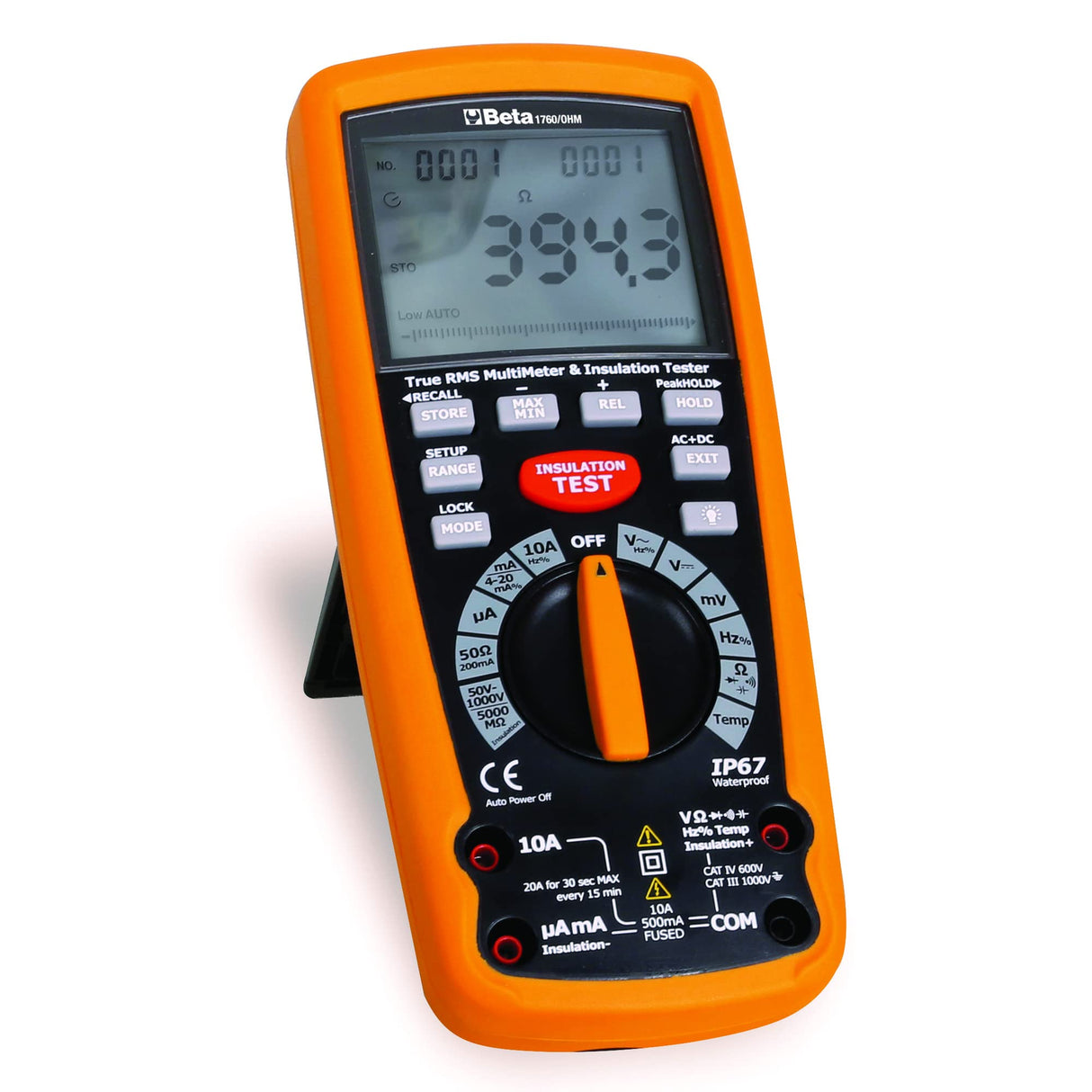 Beta 017600025-1760/Ohm-Multímetro Digital Megaohmeter