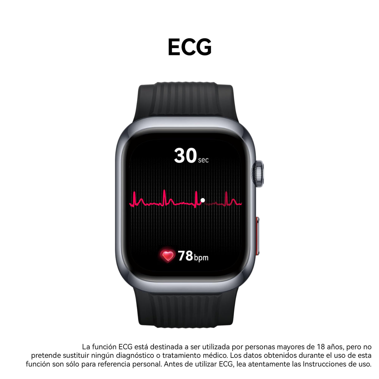 HUAWEI Watch D2, Pantalla AMOLED de 1,82, Monitorización en Tiempo Real de la Presión Arterial, ECG, Monitorización Exhaustiva del Sueño, SpO2, Asistencia Sanitaria Familiar, Llamadas, Blanco