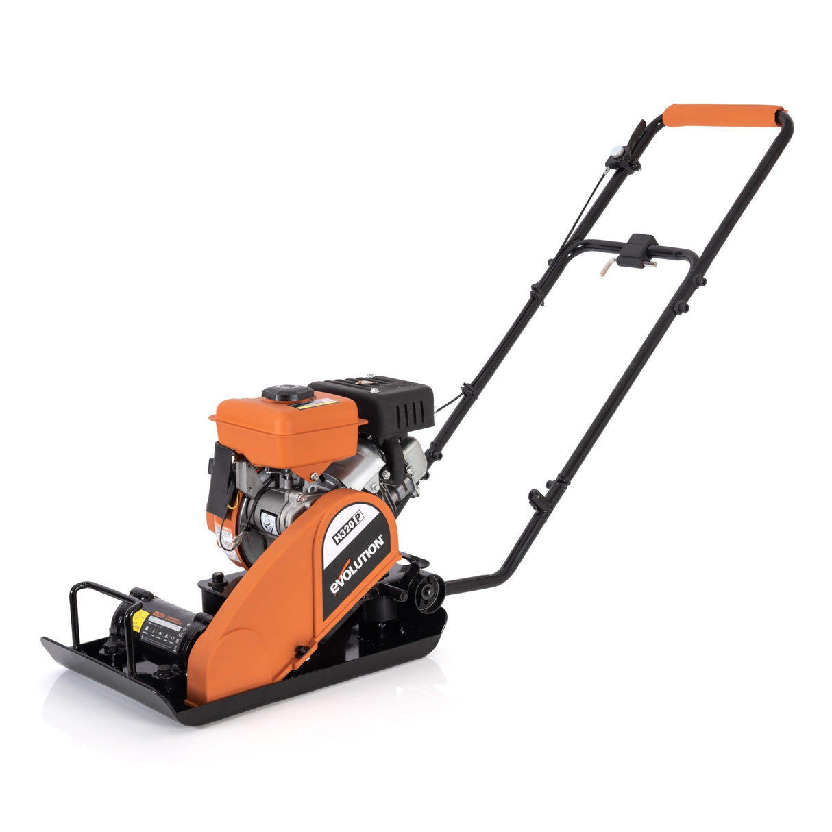 Evolution Power Tools H320-P Hulk compactador de gasolina, Ideal para Nivelar Pavimento, Preparación de Terreno de Césped Artificial, Patio, Albañilería - 2 Años de Garantía