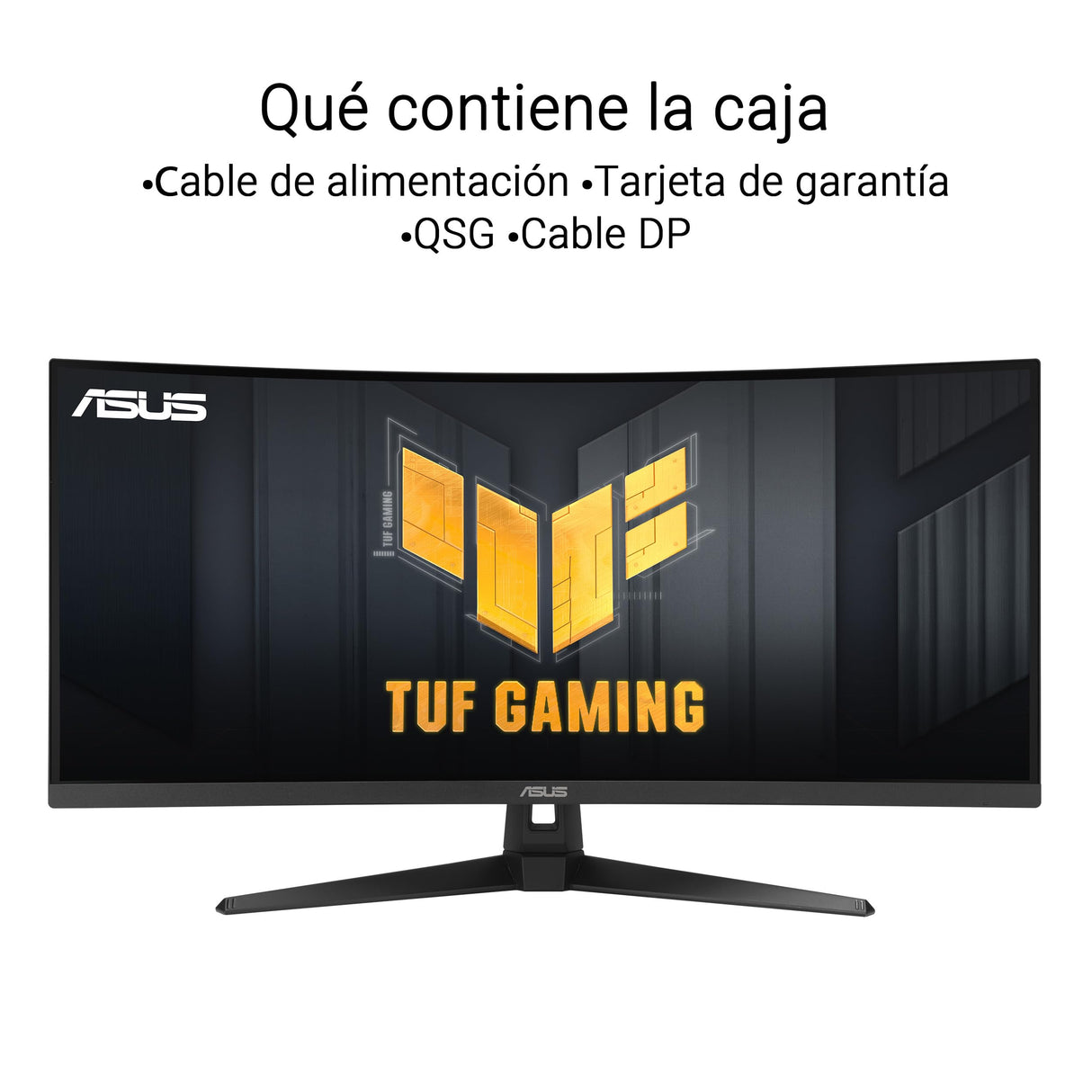 ASUS TUF Gaming VG34VQ3B - Monitor Gaming de 34 Pulgadas WQHD (3440x1440), Curvo, 180 Hz, ELMB Sync, FreeSync Premium, 1 ms MPRT, 90% DCI-P3, DisplayWidget Center