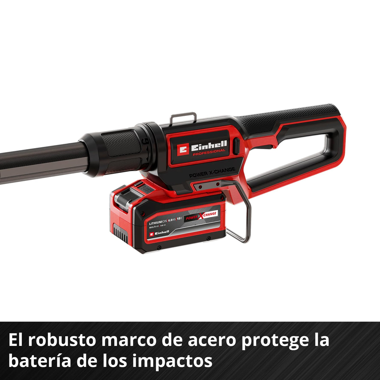 Einhell Professional Multiherramienta con batería GP-HC 18/5020 Li T BL-Solo Power X-Change (18 V, Brushless, Cortasetos de 50 cm, podadora de 18 cm, Mango telescópico, sin batería)
