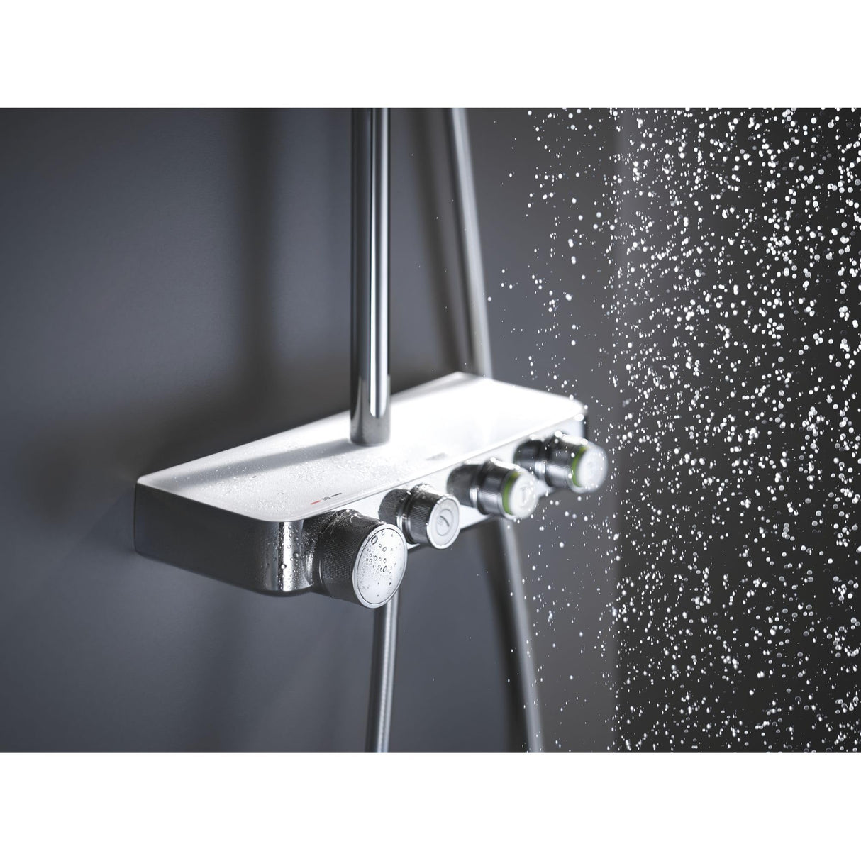 Grohe Euphoria Smartcontrol 310 - Sistema de Ducha con Termostato incorporado, Blanco (26508LS0)