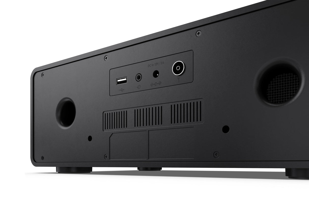 SHARP XL-B720D(BK) Tokyo All in One Soundsystem con Radio Dab, Dab+, FM, Bluetooth, CD-MP3, reproducción USB, Conexión de Auriculares, y 60W, Color Negro