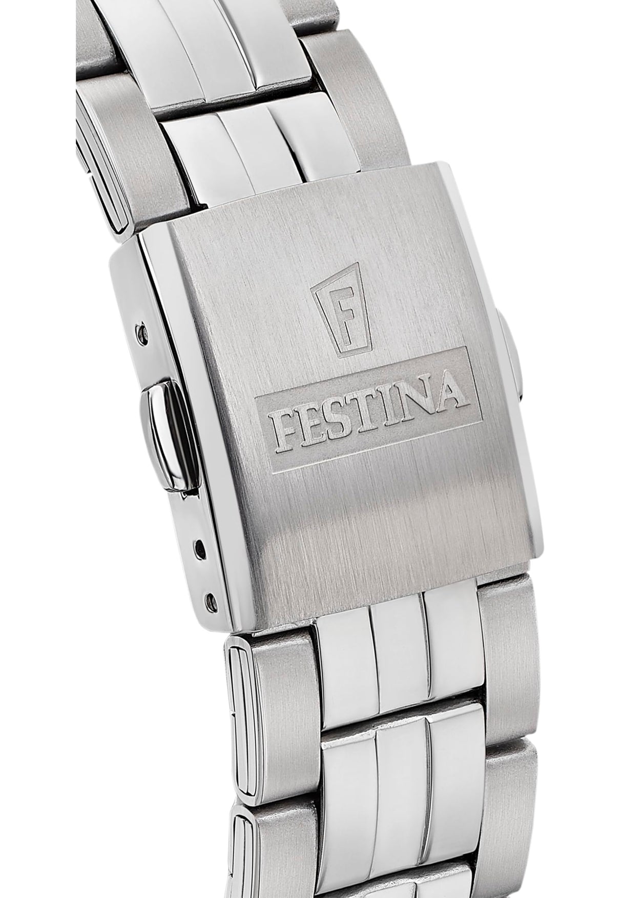 Festina Reloj Hombre F20425/2 Acero Clasico Caja de Acero Inoxidable 316l Plateado Correa de Acero Inoxidable 316l Plateado