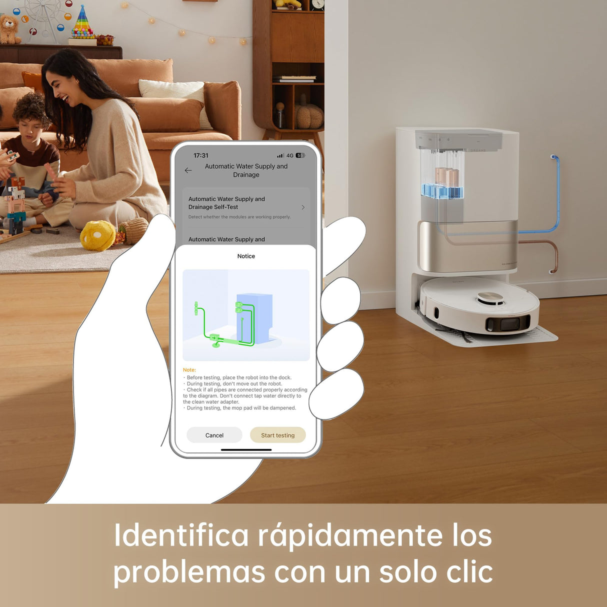 Dreame Kit de conexión de agua de llenado y vaciado automático para X40 Ultra Complete/L10s Pro Ultra para una limpieza sin esfuerzo, Original Dreame
