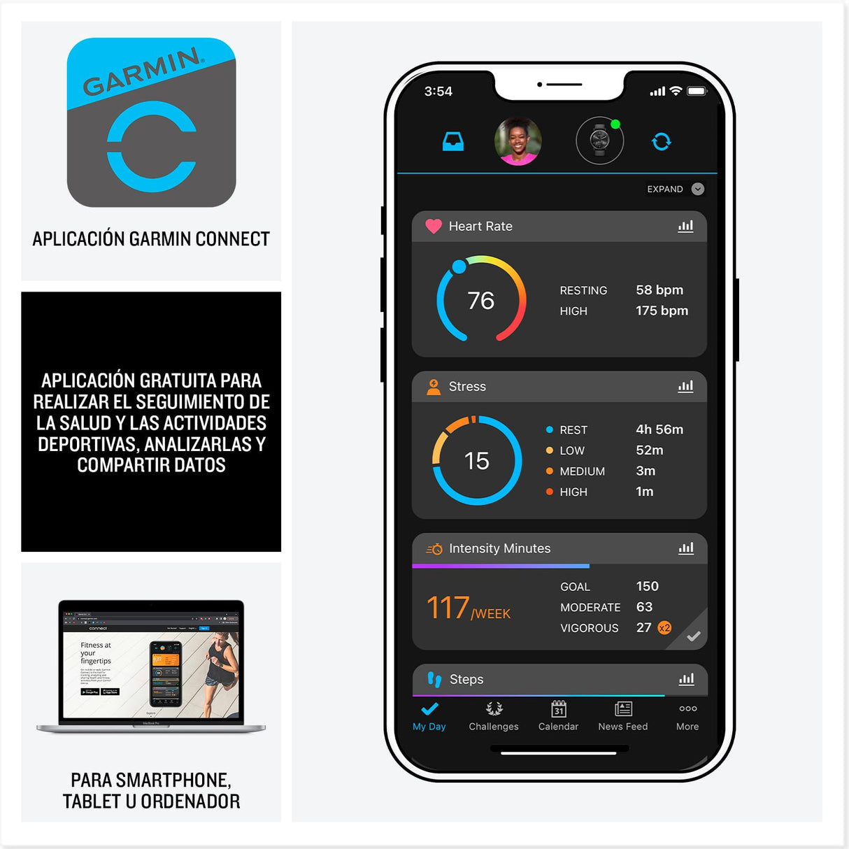 Garmin Forerunner 165 Music, Reloj Inteligente para Correr con GPS, Pantalla Táctil AMOLED, Métricas Optimizadas, Planes de Entrenamiento, Pay, Autonomía de 11 Días, Negro