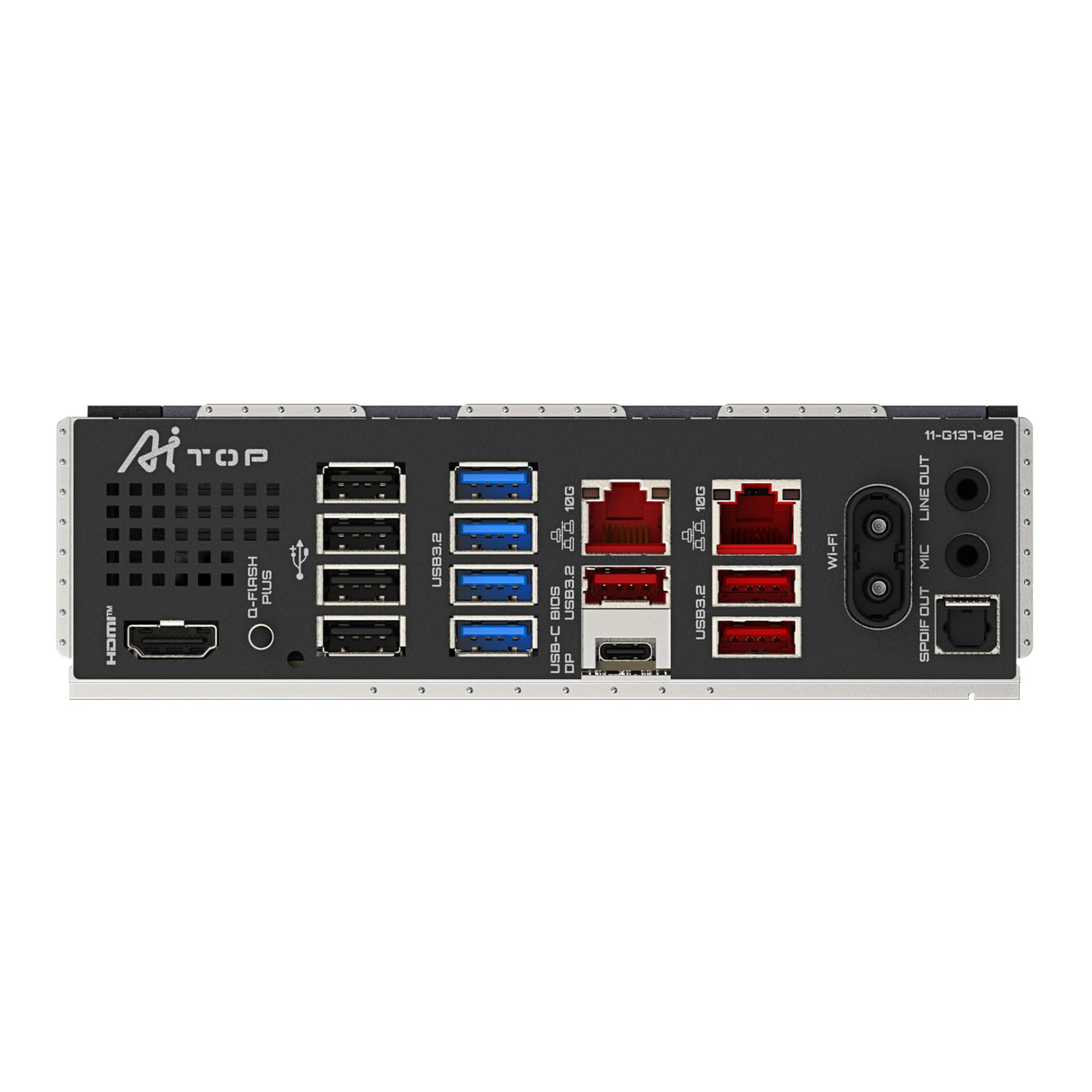 GIGABYTE B850 AI Top Placa Base - Procesadores AMD Ryzen Serie 9000, 16+2+2 Fases VRM Digitales, hasta 8600MHz DDR5 (OC), 2xPCIe 5.0 + 1xPCIe 4.0 M.2, LAN 10GbE, WiFi 7, USB 3.2 Gen 2x2