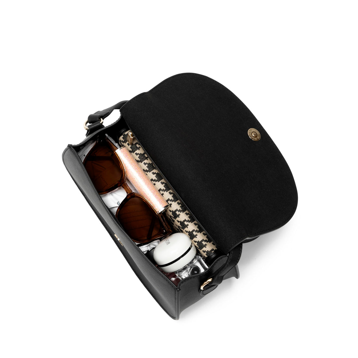 Carlheim, Gotland Genuine Leather collection, Jolie Genuine Leather Handbag (Black)