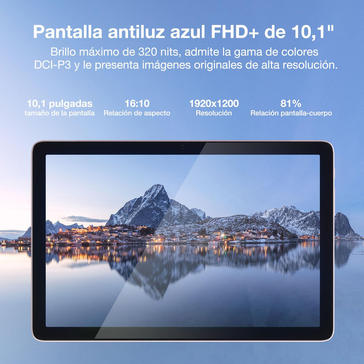 DOOGEE T10 Pro Tablet 10,1 Pulgadas FHD+ con 15GB RAM + 256GB ROM (Ampliable 1TB), Batería de 8580mAh, Octa-Core Android 12 Tablet con Dual 4G LTE, WiFi 2,4/5G, TÜV-Certificado, 13MP + 8MP, Rosa
