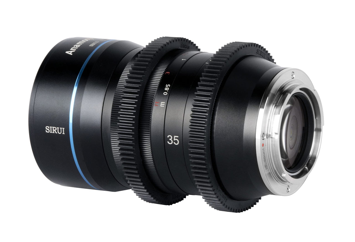 SIRUI Lente Anamórfica F1.8 APS-C de 35mm Compatible para Panasonic/Olympus Macro M4/3 de Montaje como E-M1X E-M1 Mark III E-M5, G100KGK-K G100VGK-K G100MGK-K G95GK