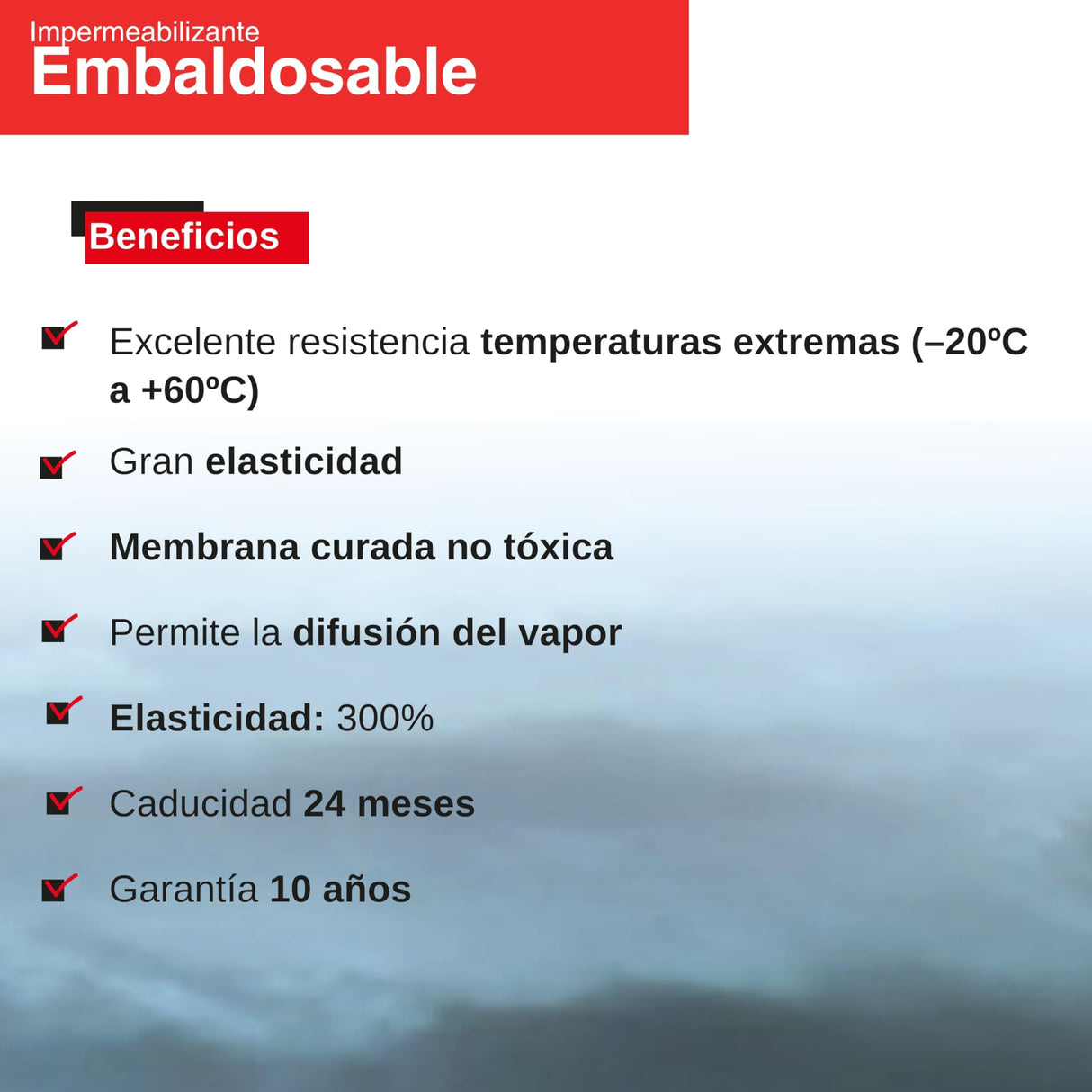 Fischer - Pintura impermeabilizante embaldosable 15L para terrazas, tejados, transitable, Gris