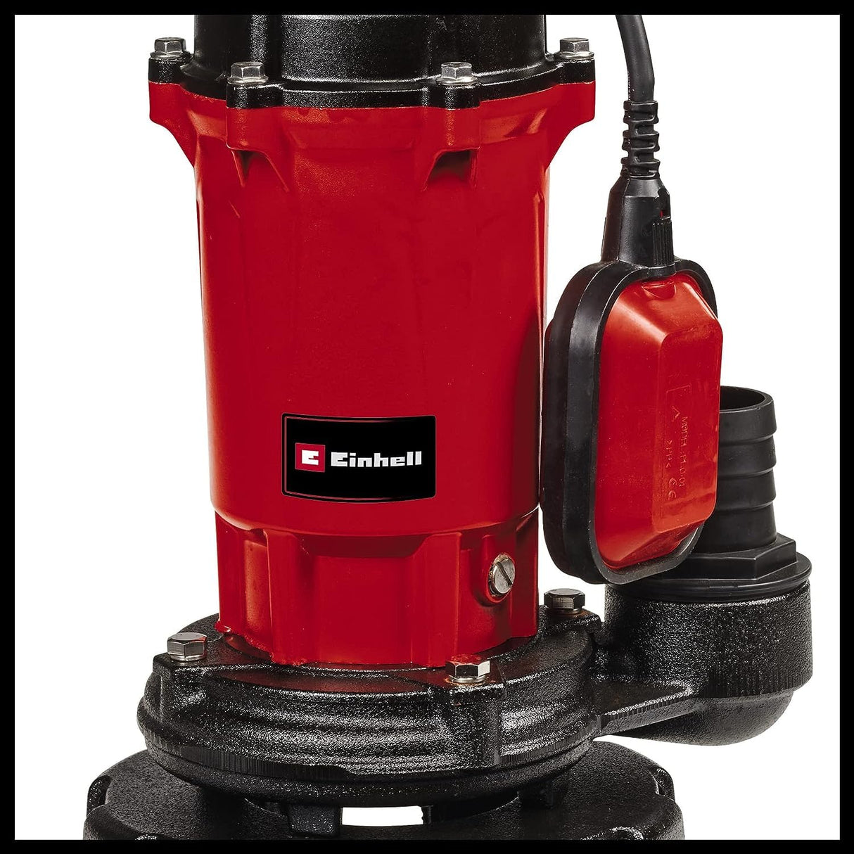 Einhell Bomba de aguas sucias GE-DP 900 Cut (900 W, caudal 16000 l/h, altura de transporte máx. 11,5 m, cuerpos extraño máx. Ø 35 mm, profundidad de inmersión 7 m, sistema de corte integrado)