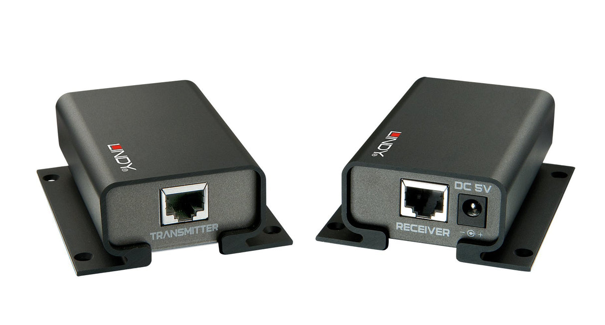 LINDY 42700 Extensor Audio/Video - Extensor de A/V (185 x 228.6 x 78.4 mm, USB A, USB B)