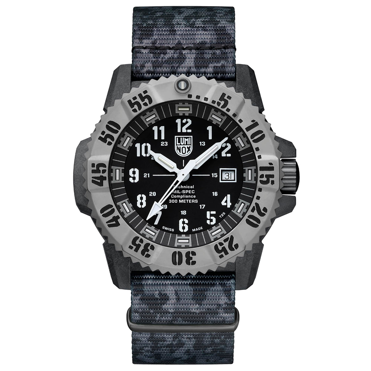Luminox Reloj Analógico para Hombres de Cuarzo Suizo con Correa en Caucho XL.3351.1.Set