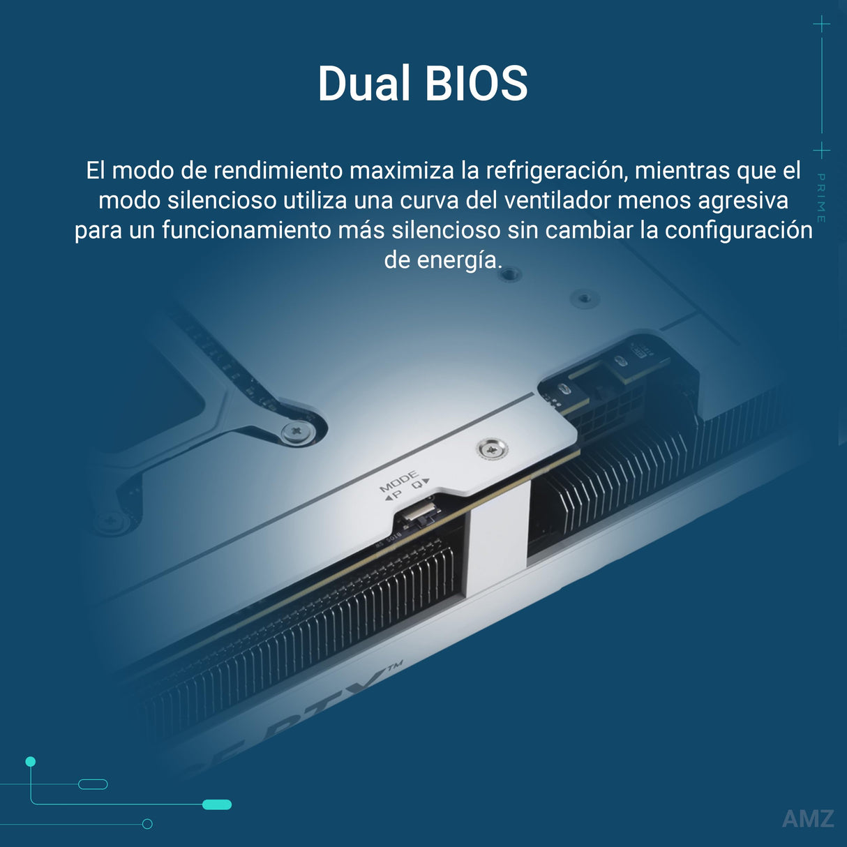 ASUS Prime GeForce RTX 5070 12 GB GDDR7 White OC Edition Tarjeta gráfica Compatible con SFF (PCIe 5.0, 12 GB GDDR7, HDMI/DP 2.1, 2,5 Ranuras, Ventiladores Axial-Tech, BIOS Dual)