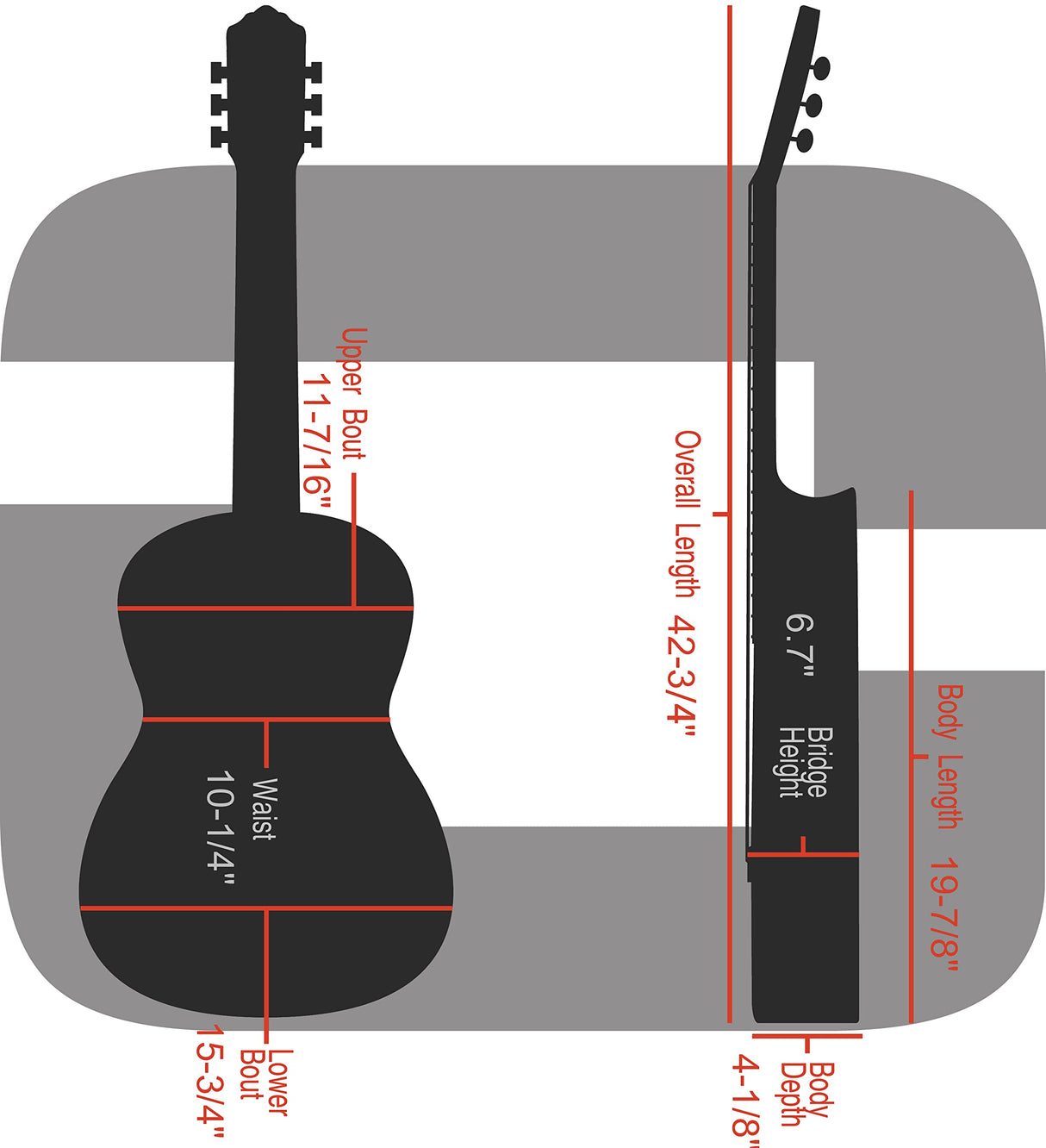 Crossrock - Funda rígida para Ukelele Soprano, Negro, OM, Retro