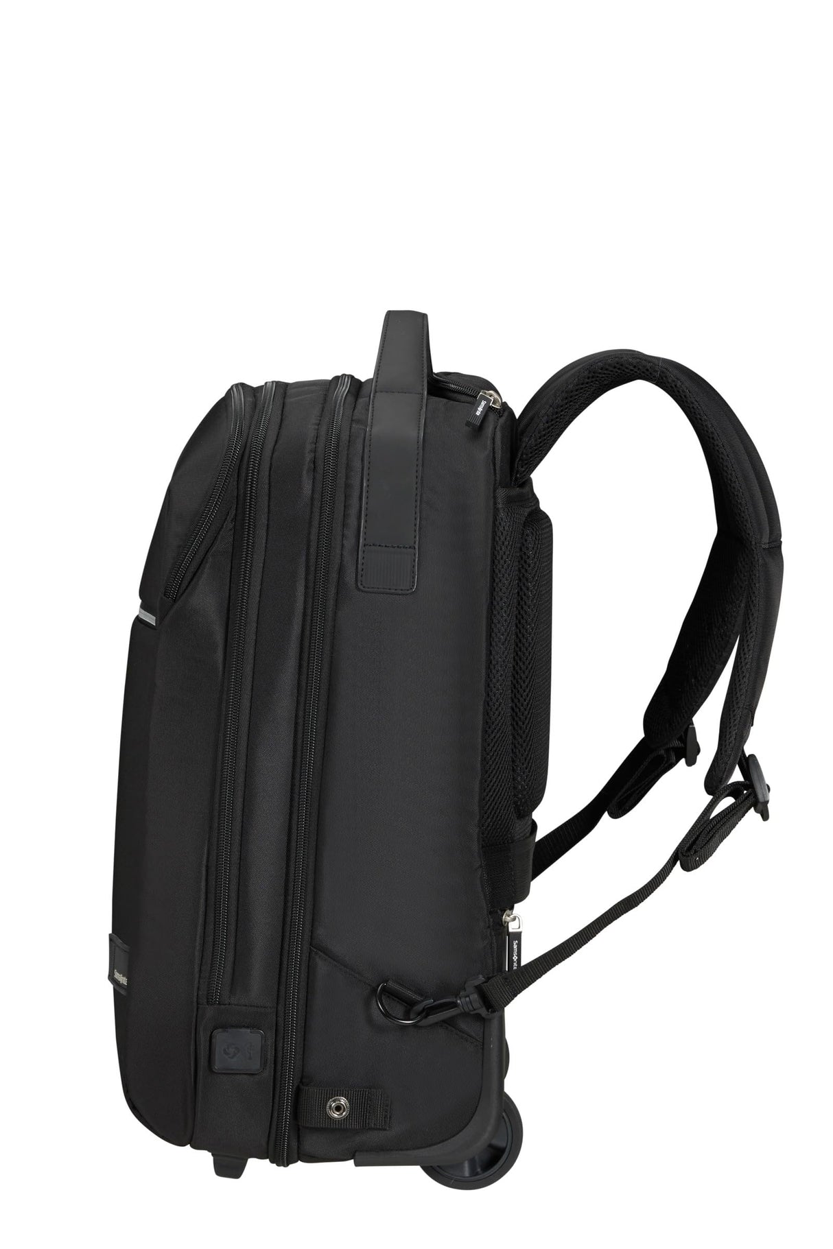 Samsonite LitePoint - Mochila para computadora portátil con Ruedas de 17.3 Pulgadas, 48 u200b u200bcm, 30 l, Negro (Negro)