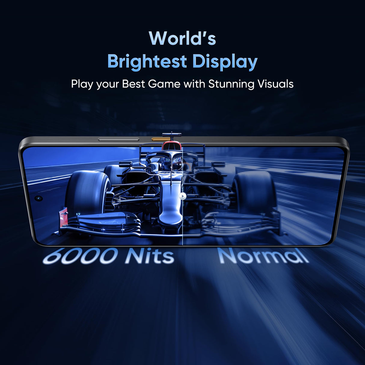 realme GT 7T 5G Smartphone,12+512GB, Batería de 7000 mAh,Carga de 120W,Procesador Dimensity 8400-MAX,IMX896 50MP Cámara,AI Planner,Pantalla Pro-Esports de 6000 nits120Hz,IP69,Azul
