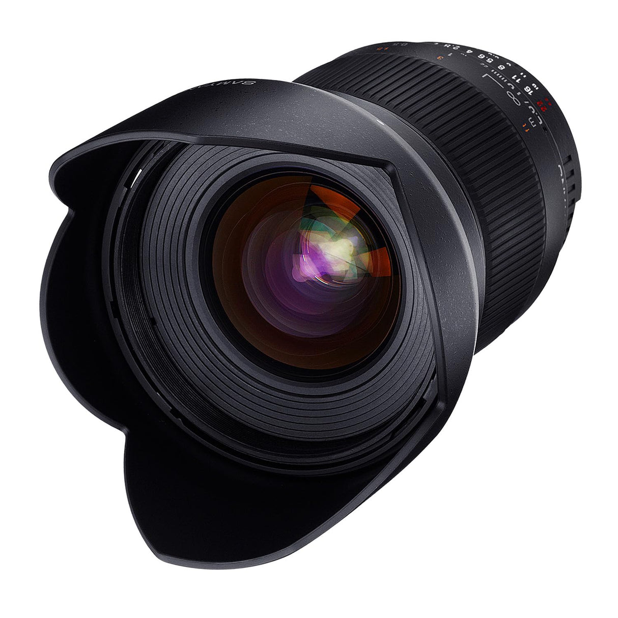 Samyang F1120703101 - Objetivo fotográfico DSLR para Nikon F Ae (Distancia Focal Fija 16mm, Apertura f/2-22 ED AS UMC CS, diámetro Filtro: 77mm), Negro