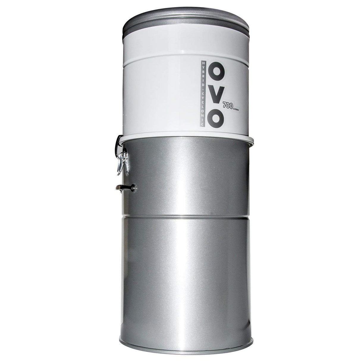 OVO OVO-700ST-35H Aspiradora centralizada, 1700 W, 65 Decibeles, Acero, Gris
