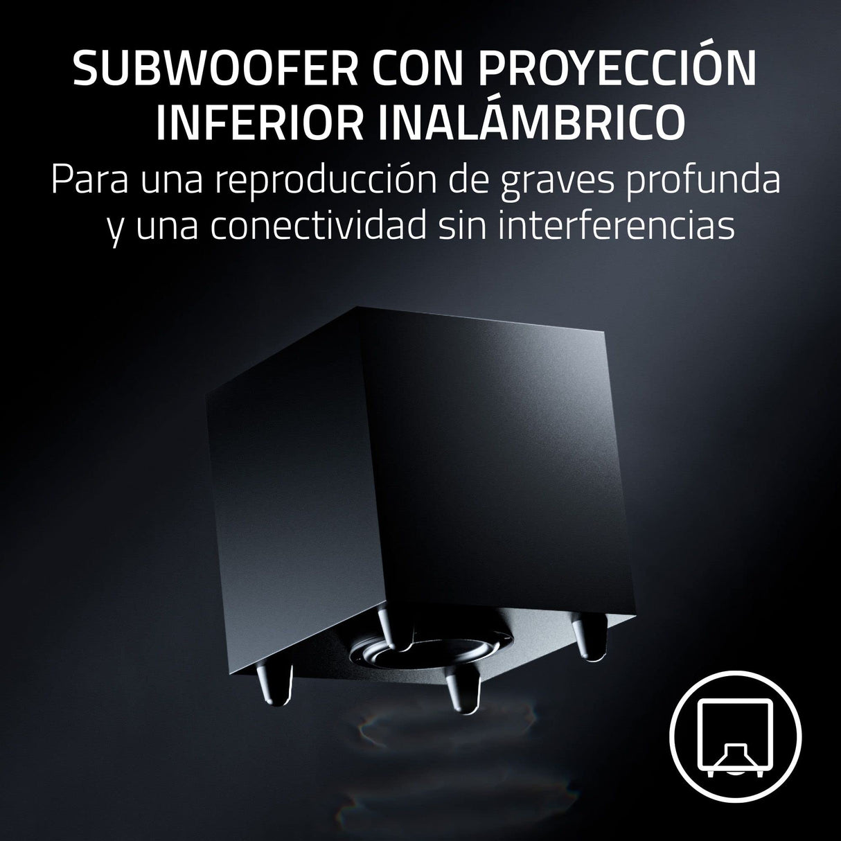 Razer Nommo V2 Pro - Altavoces Gaming de Rango Completo 2.1 para PC con Subwoofer Inalámbrico (Diafragmas de Gama Completa de 3 pulgadas con Correctores de Fase de Aluminio, THX Spatial Audio) Negro