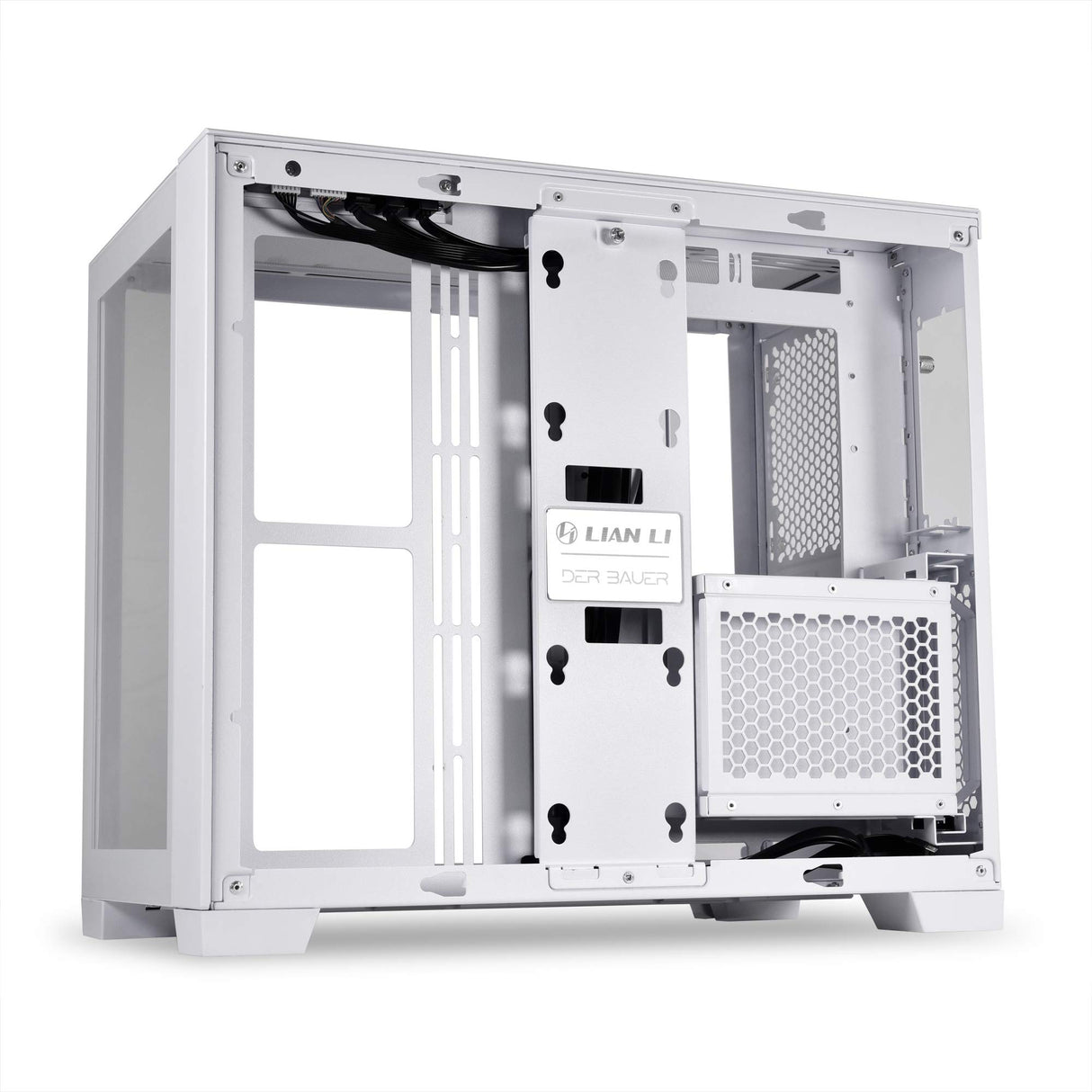 Lian Li O11 Dynamic Mini Snow Edition Midi-Tower Gaming-Caja, Caja Blanco páginasfenster