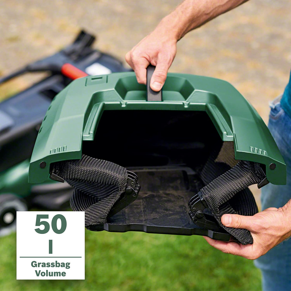 Bosch Cortacésped a batería AdvancedRotak 36-660 (36 Volt, 2X Batería 2,0 Ah, Ancho de Corte: 40 cm, Superficies hasta 660 m², en Caja)