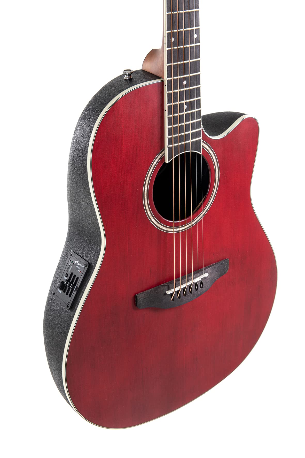 Applause AB24CS-4S Guitarra electroacústica clásica tradicional, Mid Cutaway nailon, satinado natural