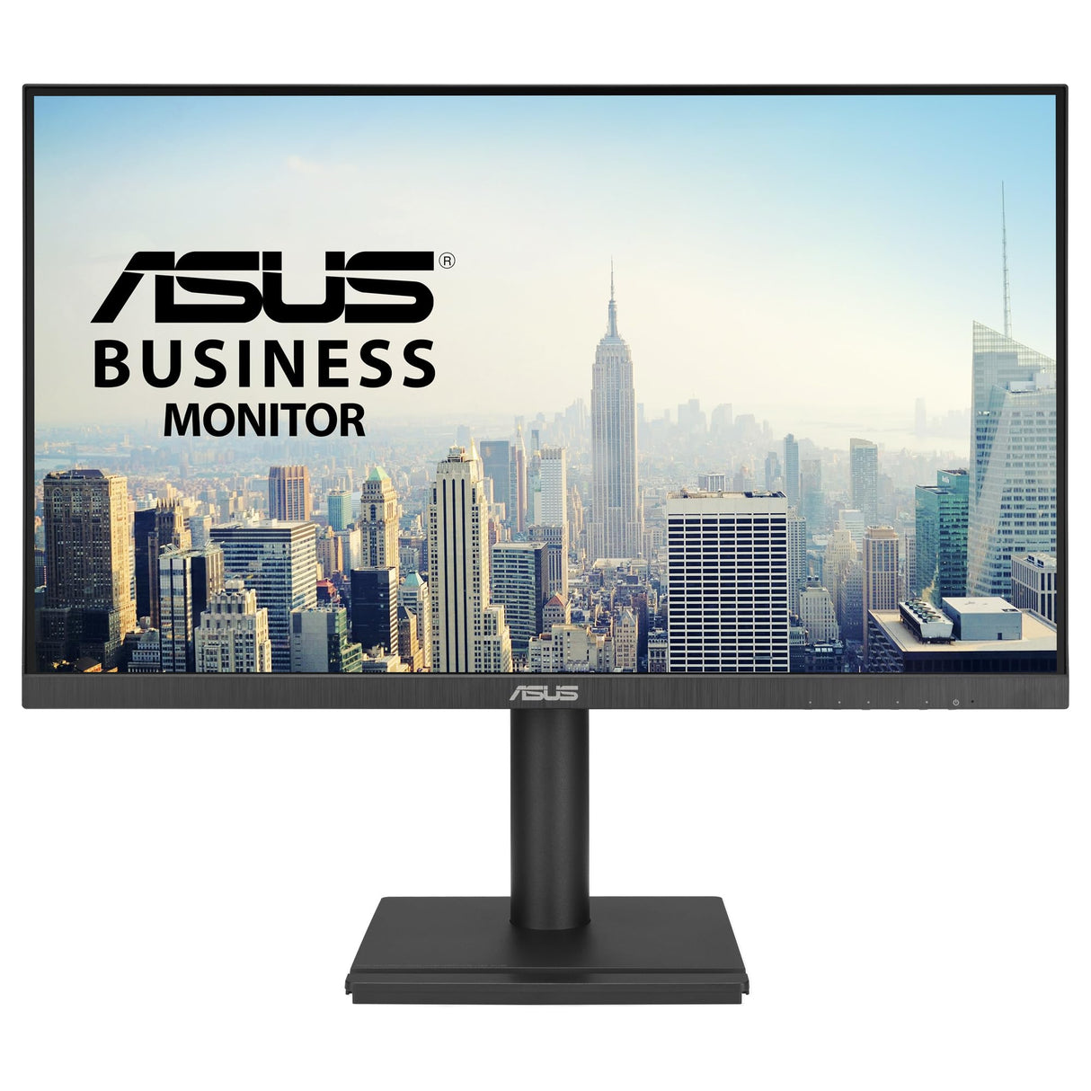ASUS VA27DQFS Monitor profesional de 27 Pulgadas, IPS, Full HD, sin marco, 100 Hz, Adaptive-Sync, MPRT de 1 ms, HDMI, DisplayPort, VGA, luz azul baja, antiparpadeo, diseño ergonómico, montaje en pared