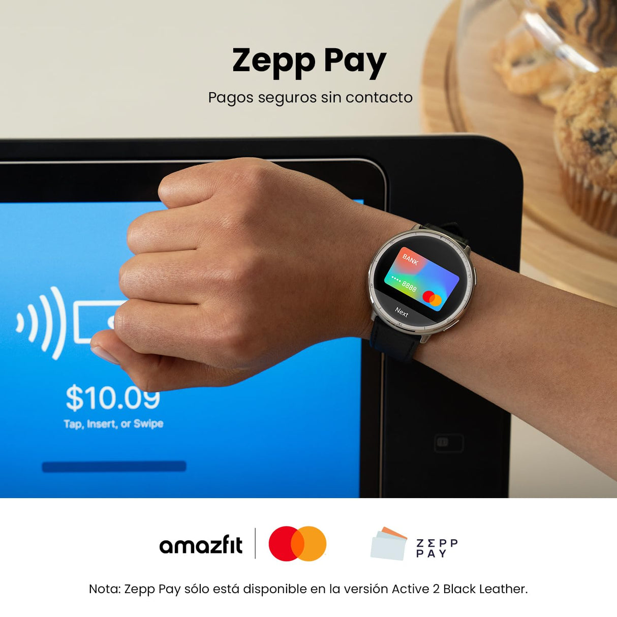 AMAZFIT Active 2 Reloj Inteligente Hombre y Mujer, Pago NFC, AI,GPS & Mapas Gratis, Batería de 10 Días, Smartwatch con 160+ Modos Deportivos, Resistente al Agua 5 ATM, para Android & iPhone