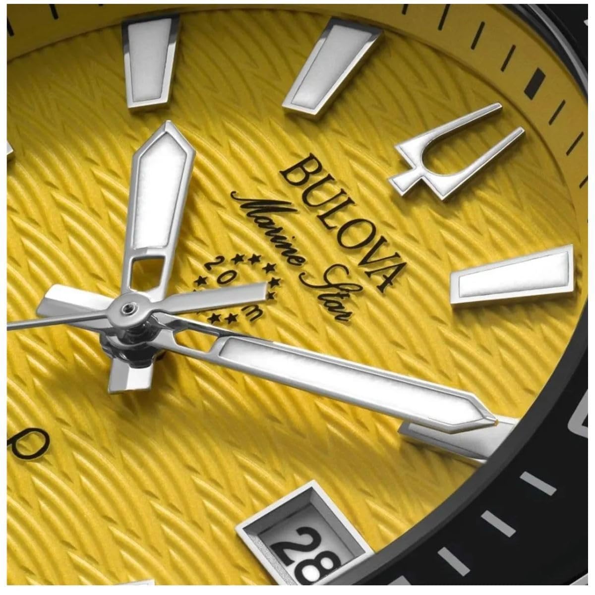 Bulova Reloj Analógico para para Hombre de Cuarzo con Correa en Silicona 96B431