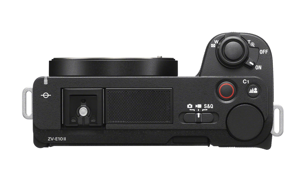 Sony Alpha ZV-E10 II, Cámara de vídeo APS-C mirrorless de Objetivo Intercambiable (vídeo 4K60p, grabación en 4:2:2 de 10 bits, 26 MP, estabilización Digital Avanzada, Eye AF en Tiempo Real)