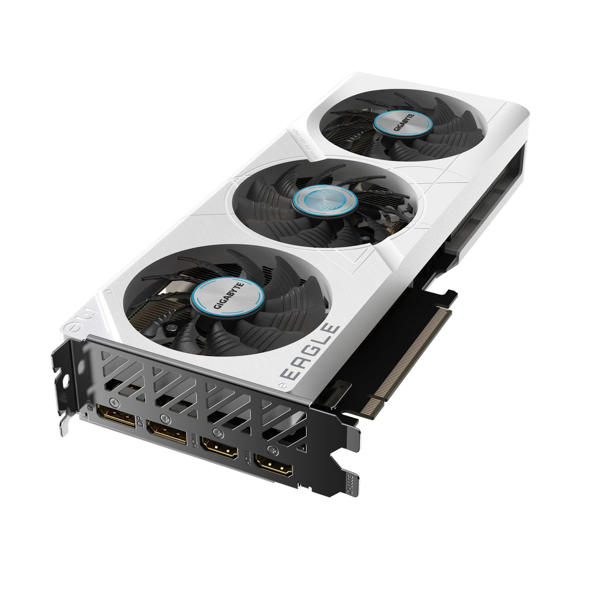 Gigabyte GeForce RTX 4060 Ti Eagle OC Ice 8G, 3 ventole WINDFORCE, 8 GB 128-bit GDDR6, GV-N406TEAGLEOC ICE-8GD Scheda Video