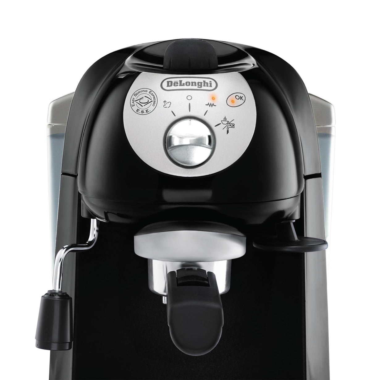De'longhi EC201.CD.B - Cafetera de bomba tradicional (15 bar de presión, 2 tazas, café molido o filtros monodosis) negro