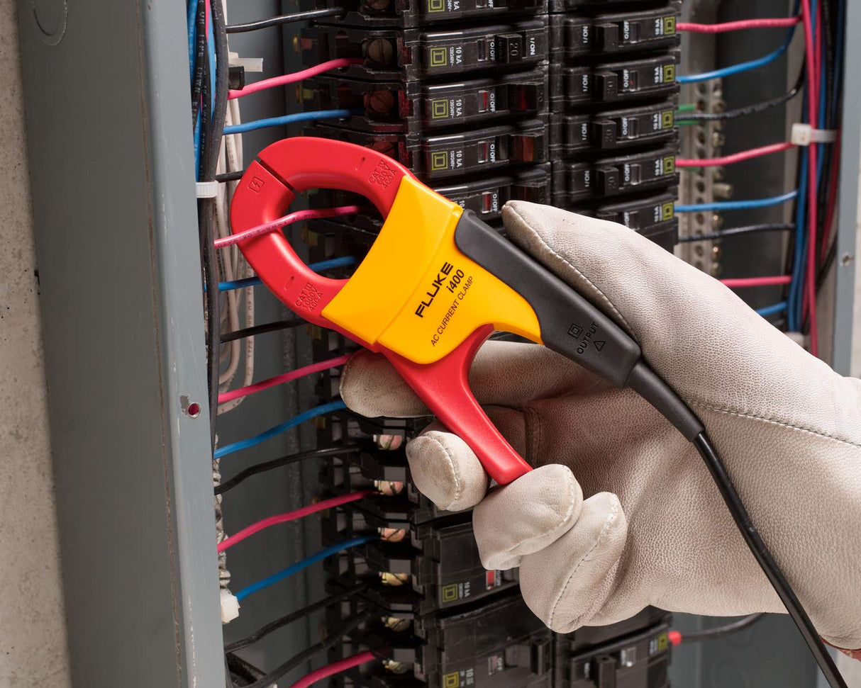 I400S Sonda de corriente 400 A ac CAT IV con conector BNC y selección 40A/400A