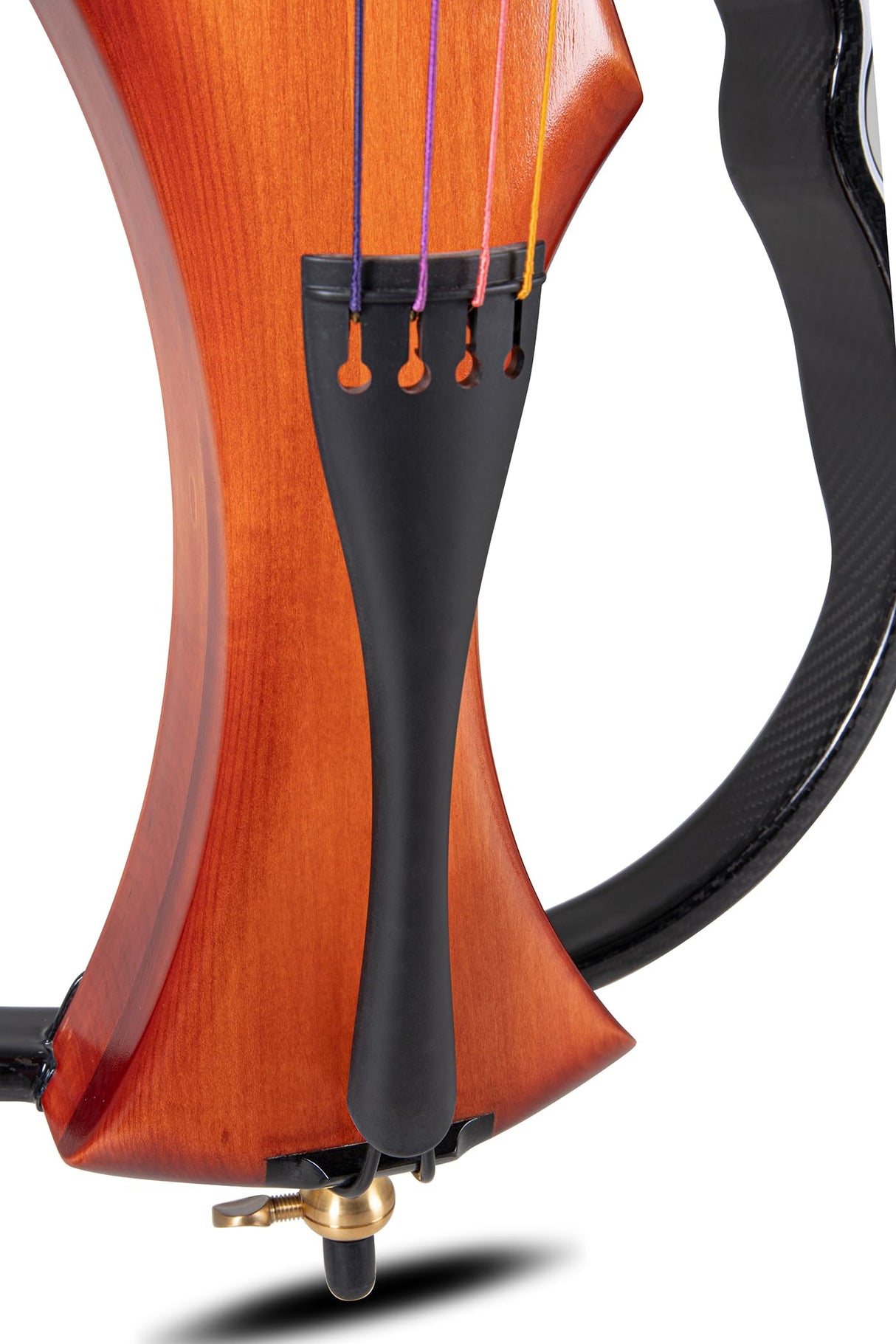 GEWA E-Cello, violonchelo electrónico, Novita 3.0 rojo-marrón 4/4 Made in Germany
