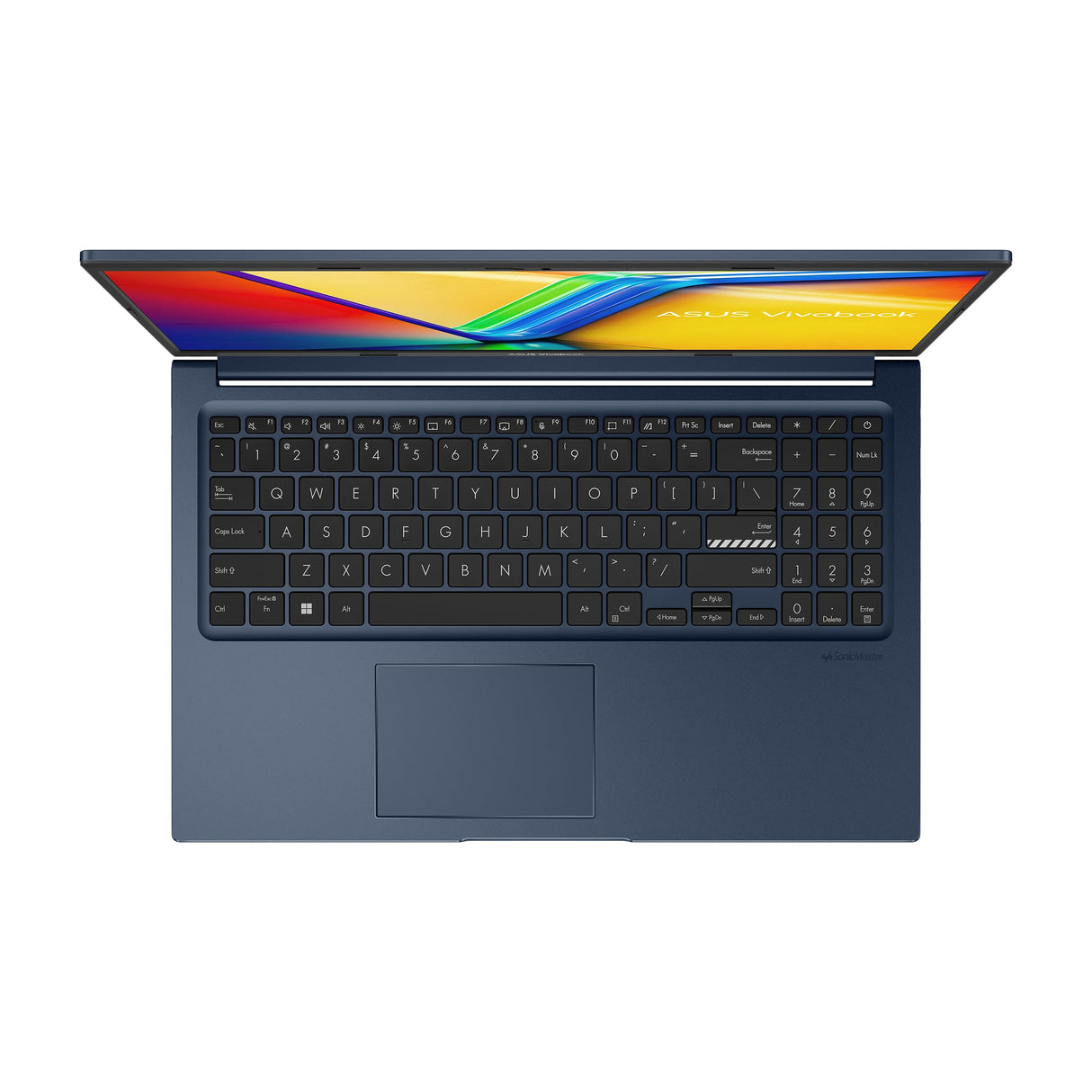 ASUS Vivobook 15 F1504VA-BQ159 - Ordenador Portátil 15.6" Full HD (Intel Core i7-1355U, 16GB RAM, 1TB SSD, Iris Xe Graphics, Sin Sistema Operativo) Azul Tranquilo - Teclado QWERTY español
