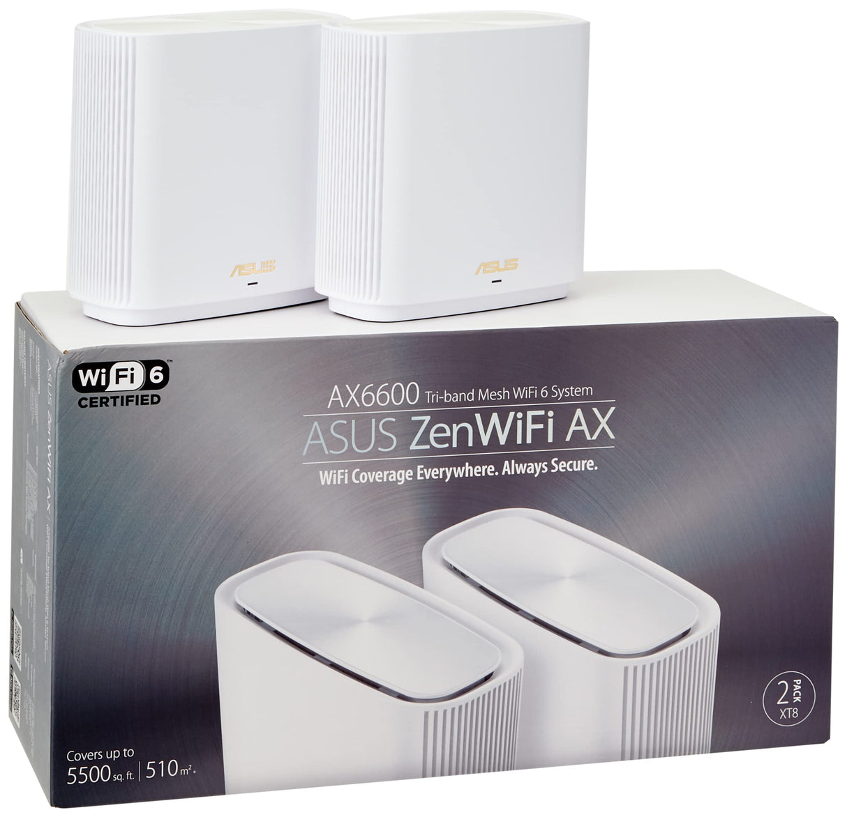 ZENWIFI AX XT8 White PK 2