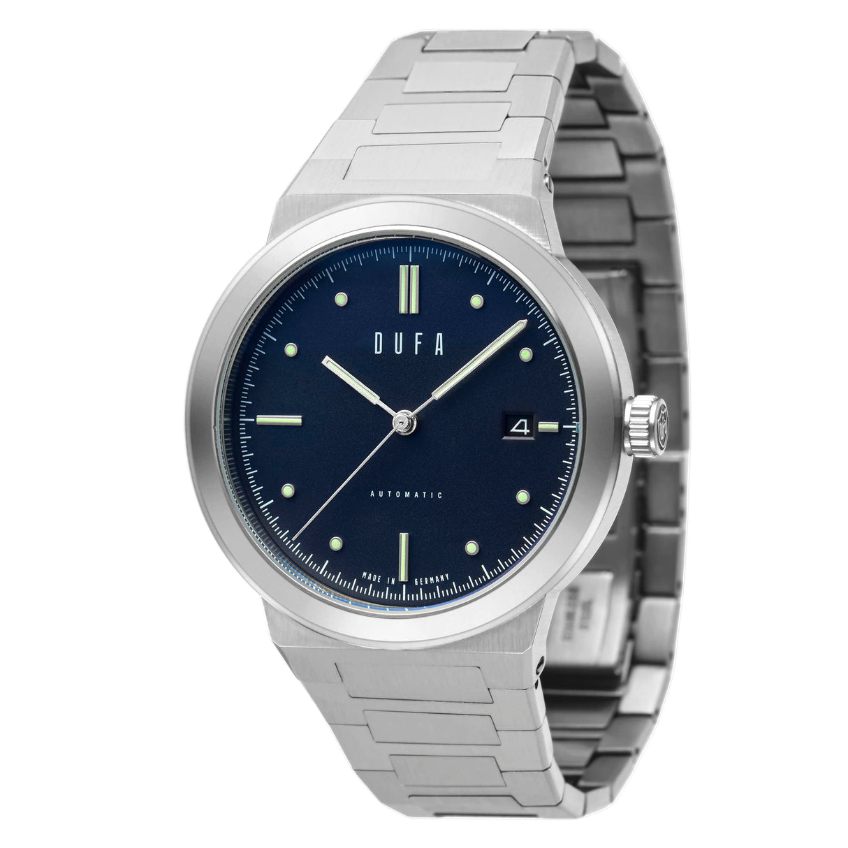 DuFa Reloj Analógico para Hombres de Automático con Correa en Acero Inoxidable DF-9033-33