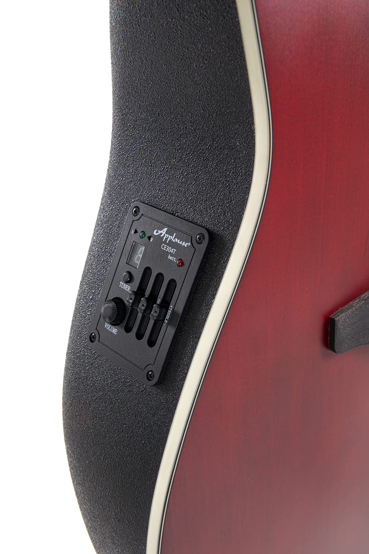 Applause AB24CS-4S Guitarra electroacústica clásica tradicional, Mid Cutaway nailon, satinado natural