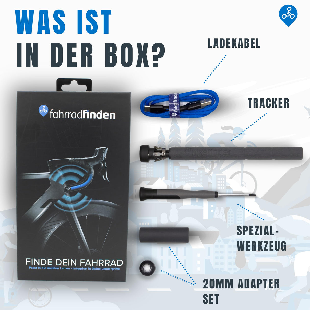 FahrradFinden Rastreador.