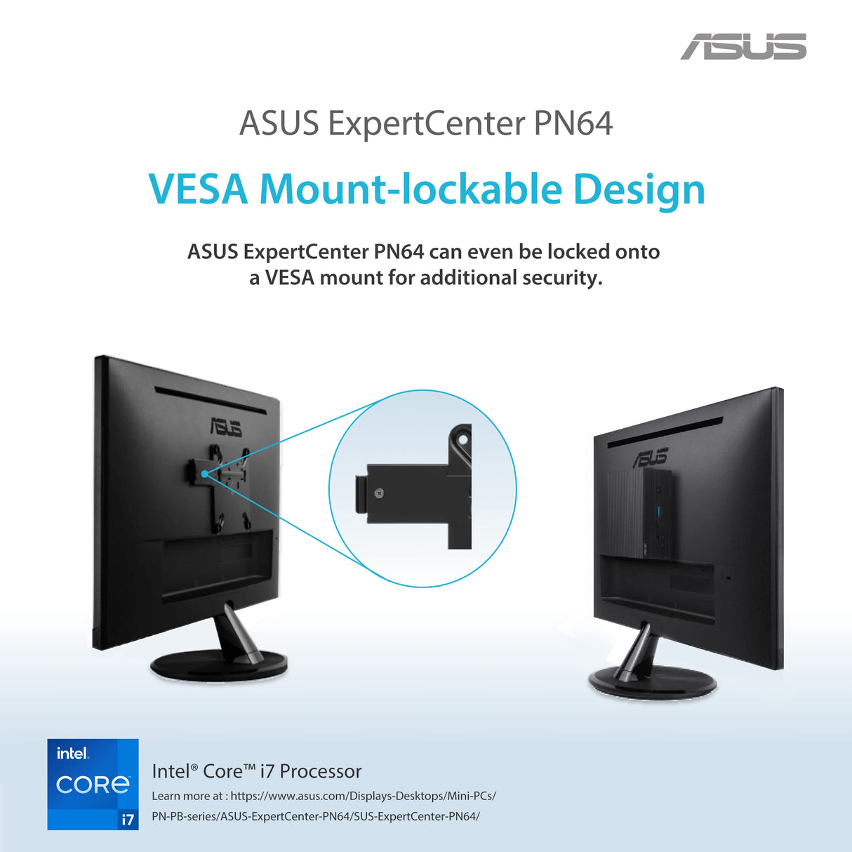 ASUS ExpertCenter PN64-S5012MD - Mini PC (procesador Intel Core i5-12500H, gráficos Intel Iris XE, 8 GB DDR5 RAM, 256 GB M.2 NVMe PCIe 4.0 SSD, WiFi 6E)