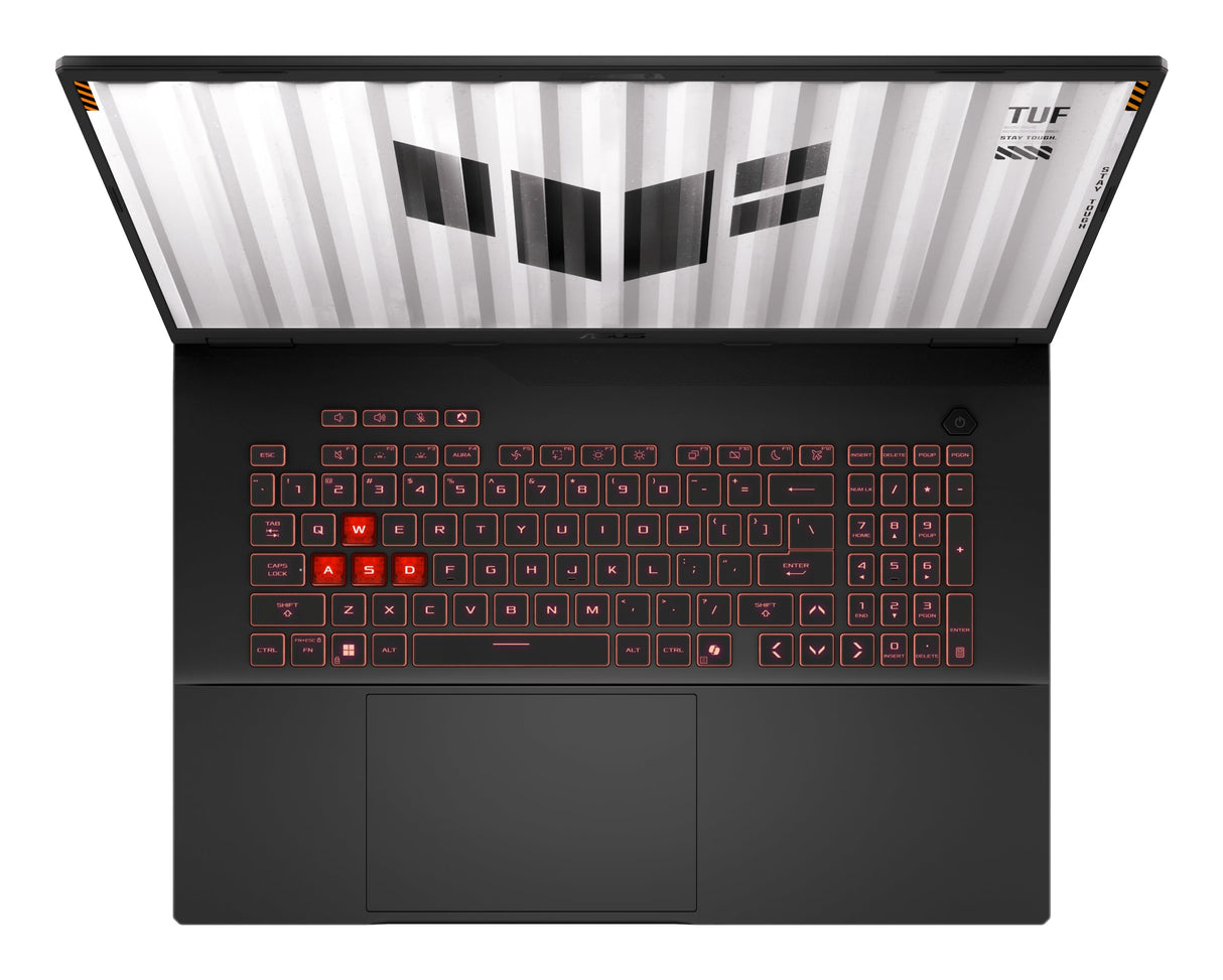 ASUS TUF Gaming A18 FA808UP-S8113 - Ordenador Portátil Gaming de 18" WUXGA 144Hz (AMD Ryzen 7 260, 16GB RAM, 1TB SSD, NVIDIA RTX 5070 8GB, Sin Sistema Operativo) Gris Jager - Teclado QWERTY español