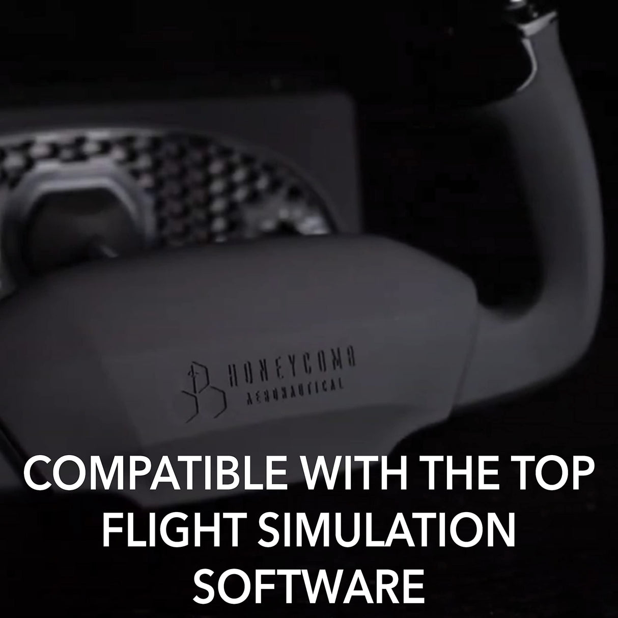 Honeycomb Aeronautical Alpha Flight Controls Yoke & Switch Panel in aviation quality for flight simulators, Universal control system for simmers, student pilots and pilots, Flight simulator for PC