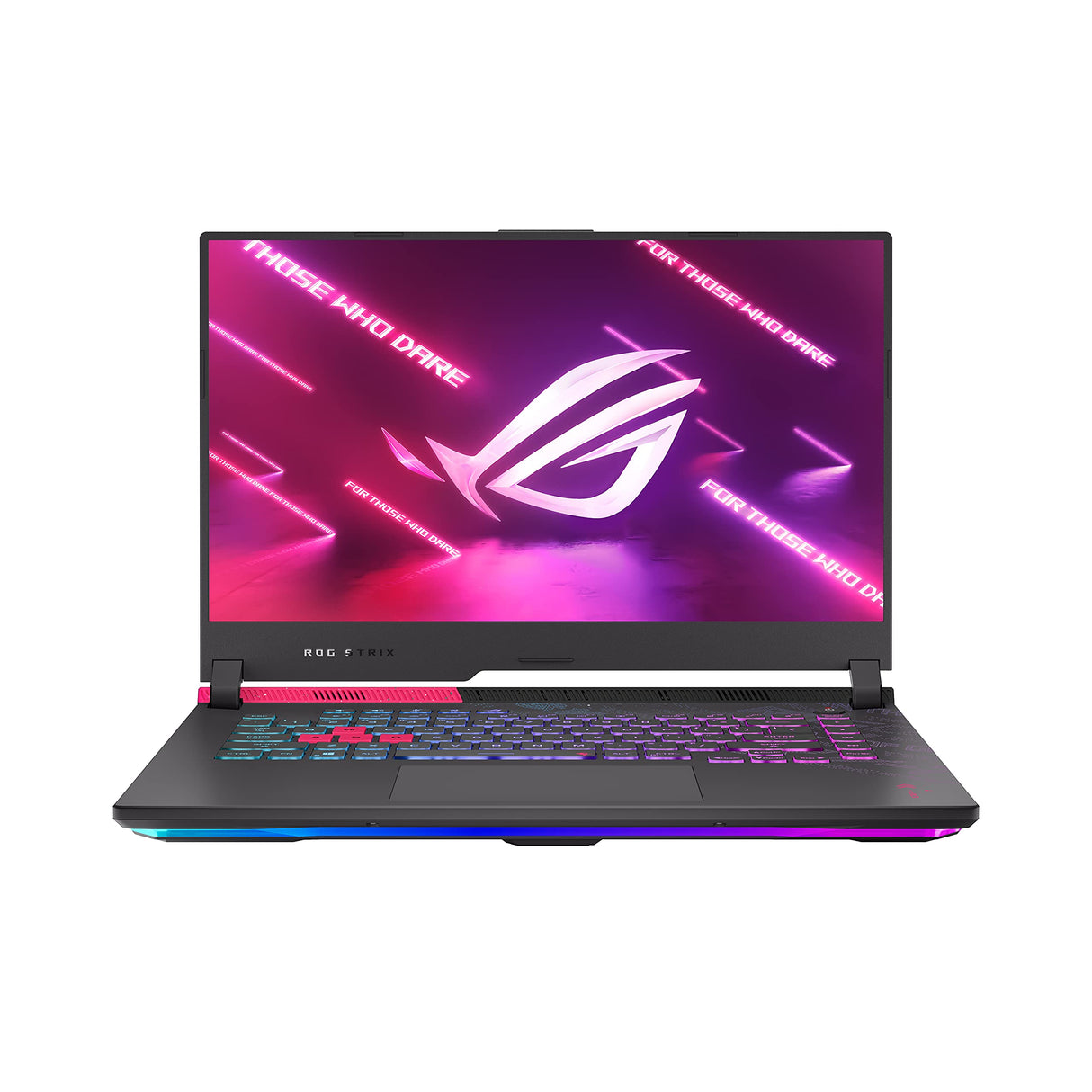ASUS ROG G513QR-HF120 - Portátil Gaming de 15.6" FullHD 300Hz (Ryzen 7 5800H, 32GB RAM, 1TB SSD, NVIDIA RTX 3070 8GB, Sin Sistema Operativo) Rosa Punk Elétrico - Teclado QWERTY español