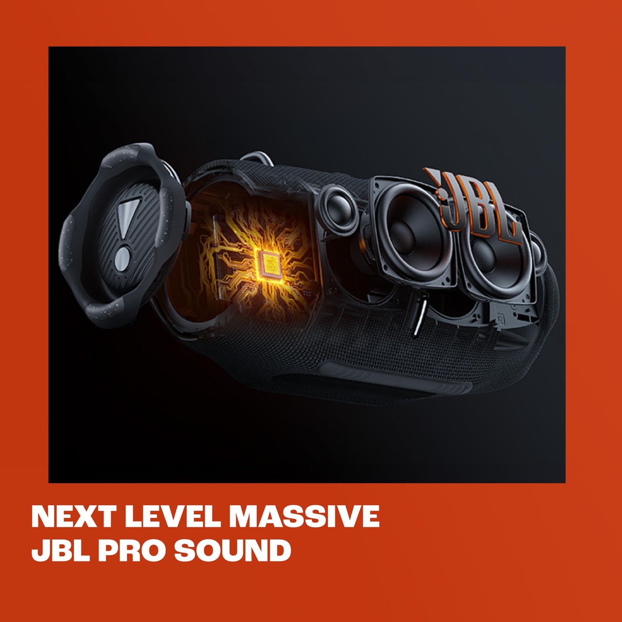 JBL Xtreme 4 Musikbox in Camouflage – Tragbare Bluetooth-Lautsprecher-Box mit tiefem Bass, KI-Sound-Boost und integrierter Powerbank – Wasserfest und staubfest ohne PD-Adapter – 24 Laufzeit