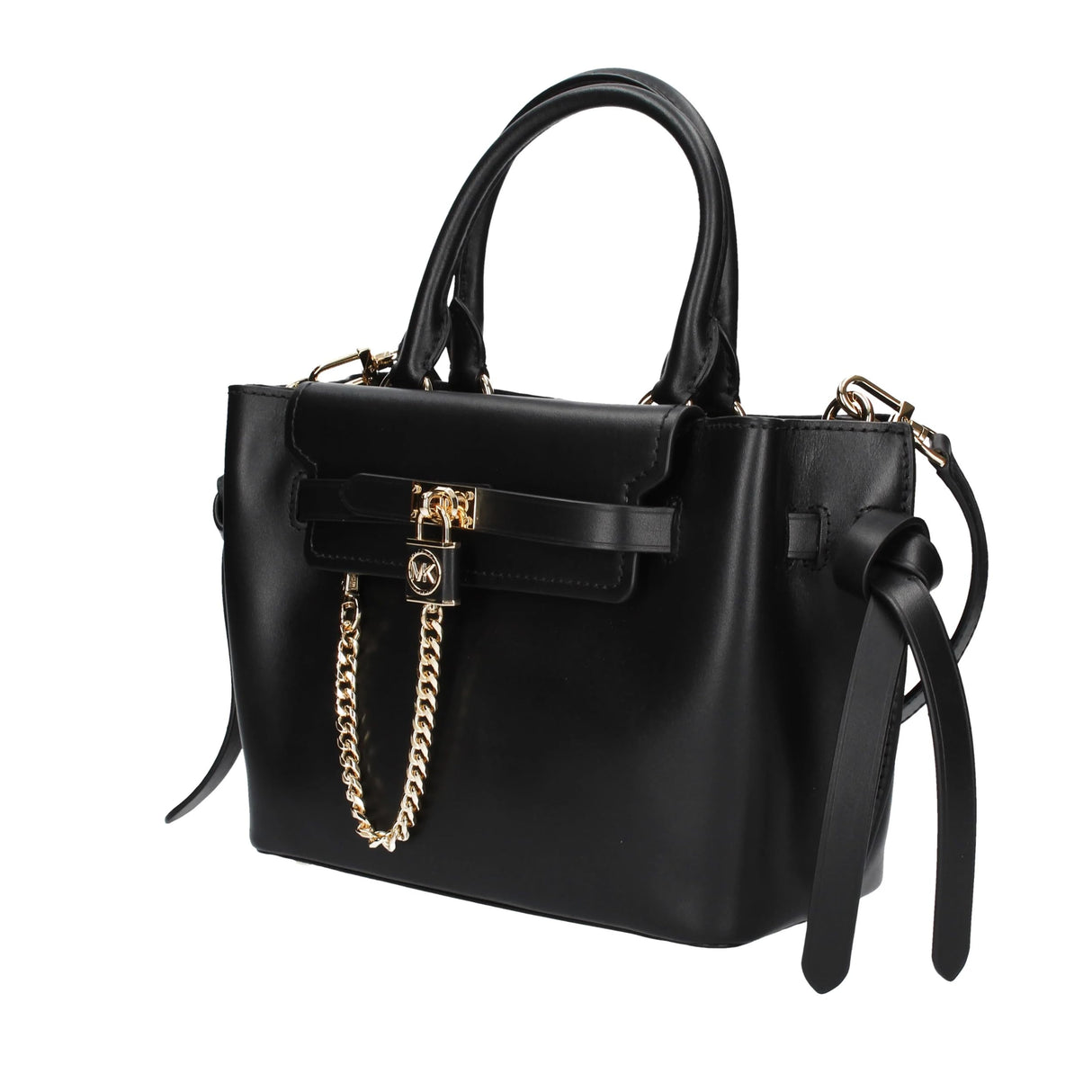 Michael Kors Hemilton Legacy, Bolso Satchel Women's, Black, One Size