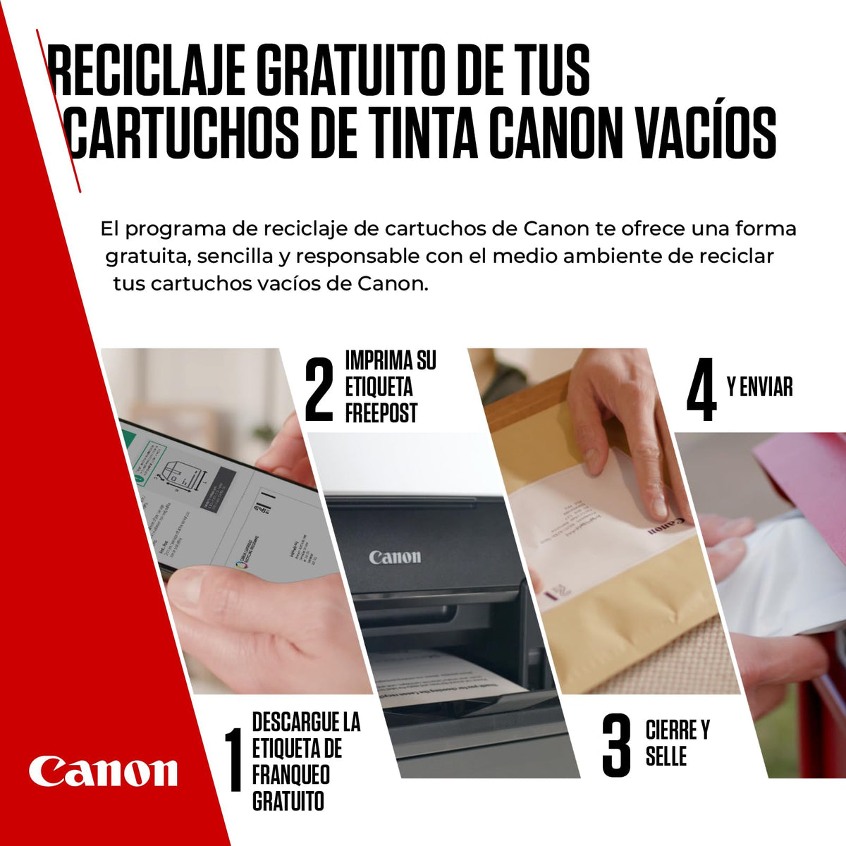 Multipack de tinta y papel Canon - Cartuchos de tinta originales PG-540L/CL-541XL - Paquete de 3 (2 x Negro L, 1 x Color XL) y papel fotográfico 4x6 (50 x hojas)
